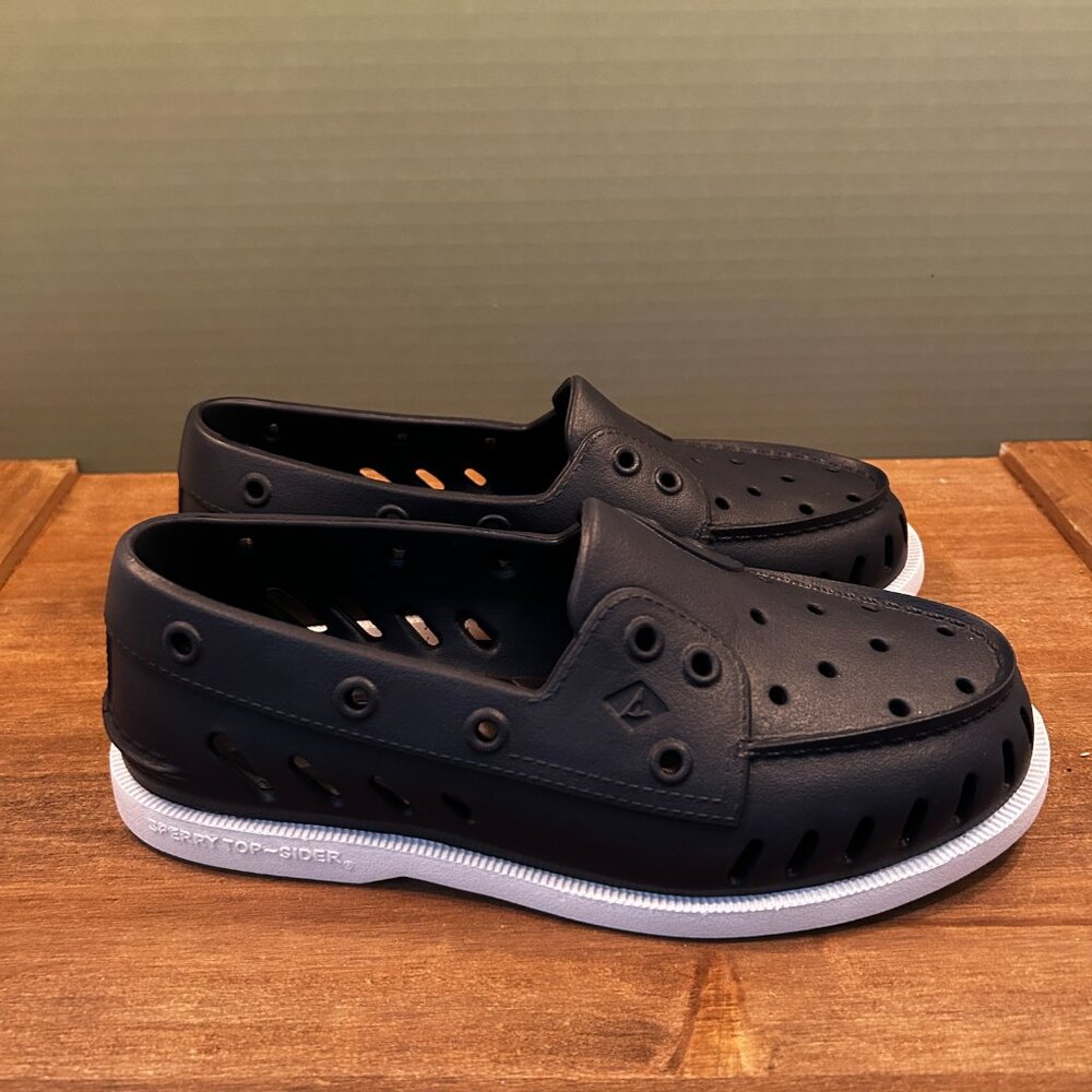 New Sperry Women's Authentic Original Float Boat Shoe 7M, Black